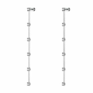 Orecchini pendenti DREAMING in acciaio 316L, con cubic zirconia