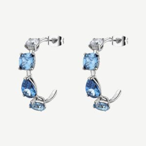 Orecchini a cerchio DREAMING in acciaio 316L, con