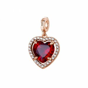 Charm Cuore Storie - Oro Rosa
