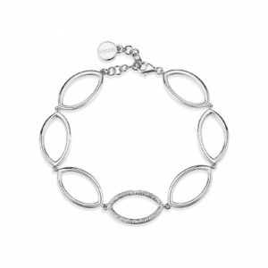 Bracciale SOFIA argento 925/1000 rodio, cubic zirconia white
