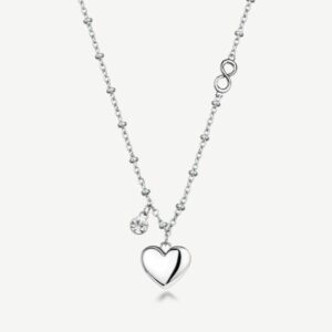 Collana CHAKRA in acciaio 316L, con pendenti  cuor