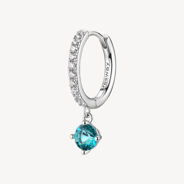 Orecchino cerchietto FANCY in argento 925/1000 rod