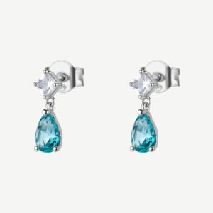 Orecchini FANCY in argento 925/1000 rodiato e cub