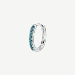 Orecchino cerchietto FANCY in argento 925/1000 rod
