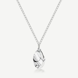 Collana BLOOM in acciaio 316L, con pendenti e cris