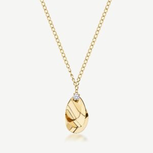 Collana BLOOM in acciaio 316L, finitura pvd colore