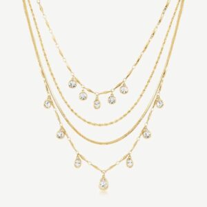 Collana multifilo SYMPHONIA in acciaio 316L, finit