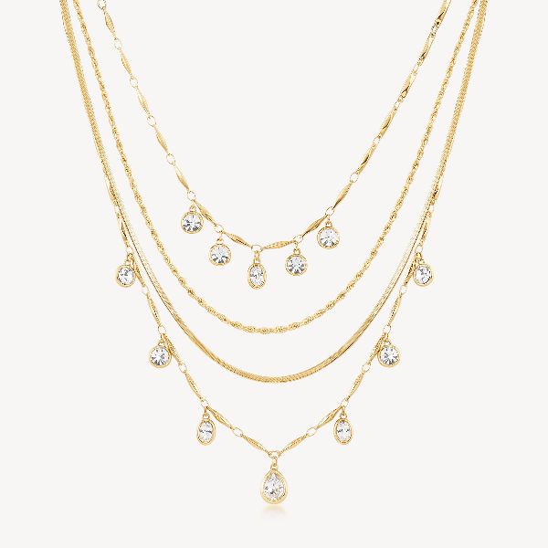 Collana multifilo SYMPHONIA in acciaio 316L, finit