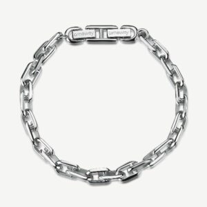 Bracciale catena in acciaio 316L.