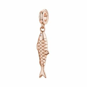 Charm Pesce Storie - Oro rosa