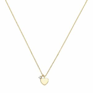 Collana corta cuore Allegra - Placcato oro