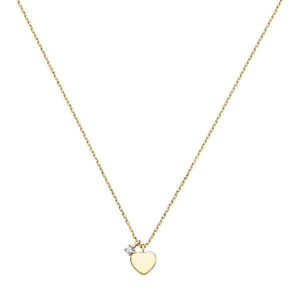Collana corta cuore Allegra - Placcato oro