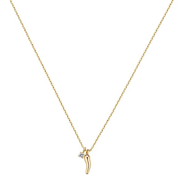 Collana corta cornetto Allegra - Placcato oro