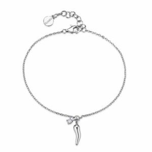 Bracciale morbido cornetto Allegra - Argento