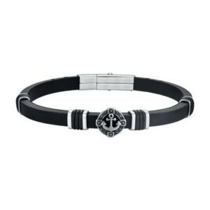 BRACCIALE uomo in silicone con ancora