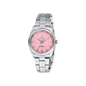 OROLOGIO DONNA IN ACCIAIO CON QUADRANTE ROSA