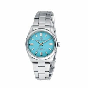 OROLOGIO DONNA IN ACCIAIO CON QUADRANTE AZZURRO