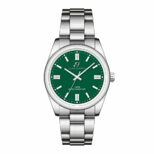 OROLOGIO IN ACCIAIO CON QUADRANTE VERDE