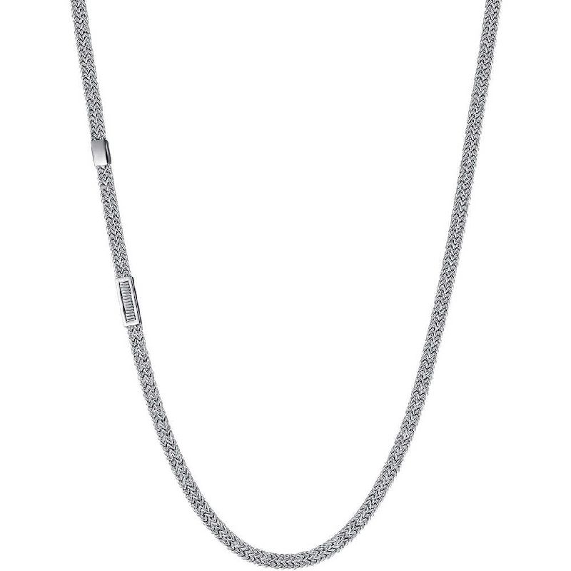 COLLANA UOMO IN ACCIAIO CON ELEMENTO