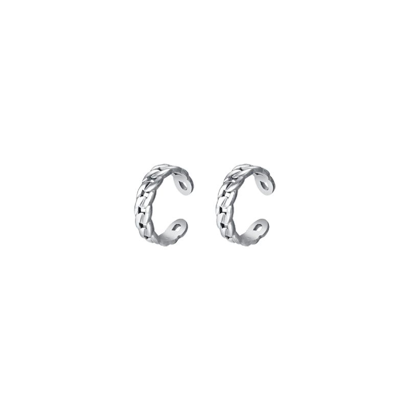 EAR CUFF DONNA IN ACCIAIO