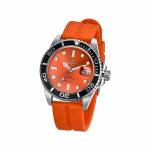 OROLOGIO UOMO IN SILICONE ARANCIONE CON QUADRANTE ARANCIONE