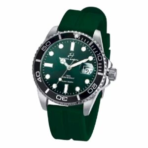 OROLOGIO UOMO IN SILICONE VERDE CON QUADRANTE VERDE