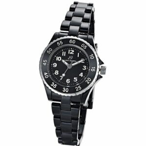 OROLOGIO BAMBINO IN POLICARBONATO NERO CON QUADRANTE NERO