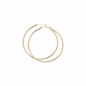ORECCHINI DONNA CERCHIO IN ACCIAIO DORATO DIAMETRO 54 MM