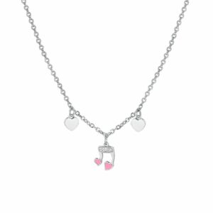 COLLANA BAMBINA IN ACCIAIO NOTA MUSICALE