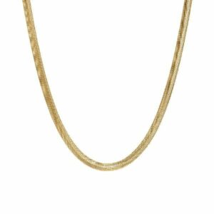 COLLANA DONNA IN ACCIAIO IP GOLD