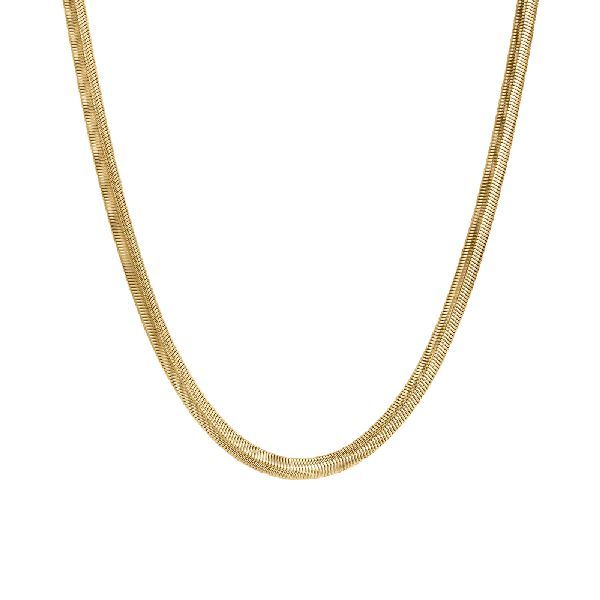 COLLANA DONNA IN ACCIAIO IP GOLD