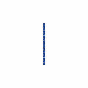 MONO ORECCHINO TENNIS DONNA IN ACCIAIO CON ZIRCONI BLU