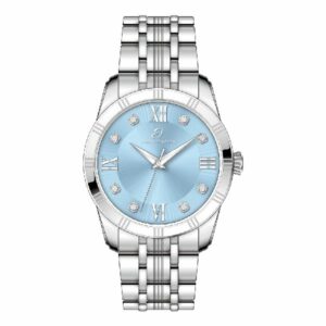 OROLOGIO DONNA IN ACCIAIO CON QUADRANTE AZZURRO