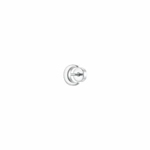 PIERCING ORECCHIO DONNA IN ACCIAIO FORMA LUNA