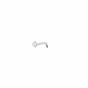 PIERCING NASO DONNA IN ACCIAIO CON ZIRCONE BIANCO