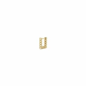 MONO ORECCHINO DONNA IN ACCIAIO IP GOLD MOTIVO A SFERE