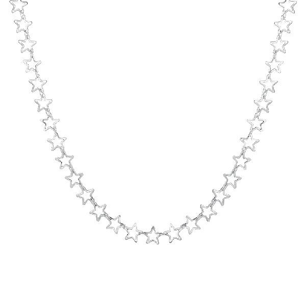 COLLANA DONNA IN ACCIAIO CON STELLE