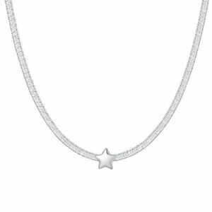 COLLANA DONNA IN ACCIAIO CON STELLA