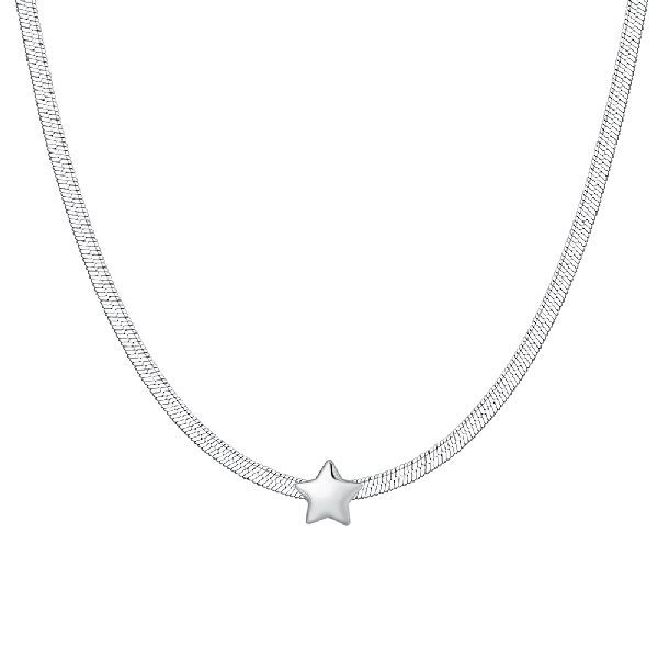 COLLANA DONNA IN ACCIAIO CON STELLA