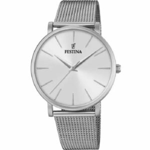OROLOGIO FESTINA COLLEZIONE BOYFRIEND F20475/1 BIANCO CINTURINO IN ACCIAIO, DONNA