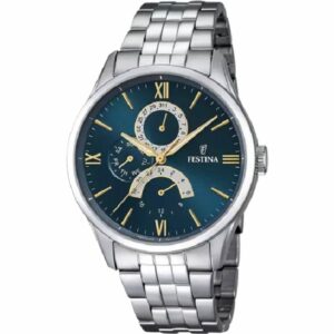 OROLOGIO FESTINA F16822/A BLU CON CINTURINO IN ACCIAIO, UOMO