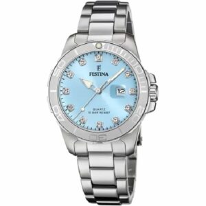 OROLOGIO FESTINA BOYFRIEND COLLECTION F20503/5 AZZURO CINGHIA ACCIAIO INOSSIDABILE 316L, DONNA