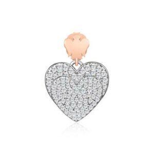 Orecchini con doppio cuore