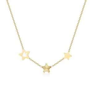 Girocollo con stelle e angelo traforato