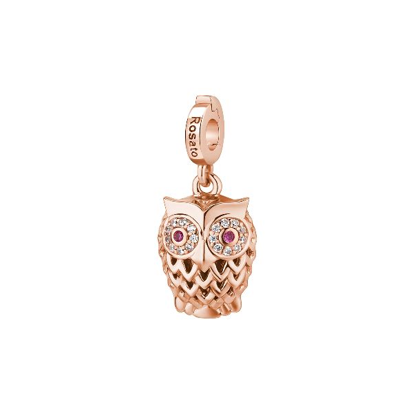 Charm Gufetto storie - oro rosa