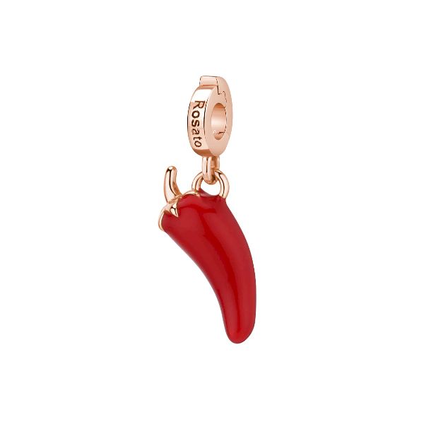 Charm Cornetto storie - oro rosa