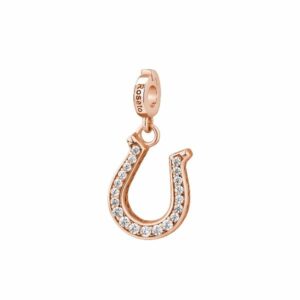 Charm Ferro di cavallo storie - oro rosa