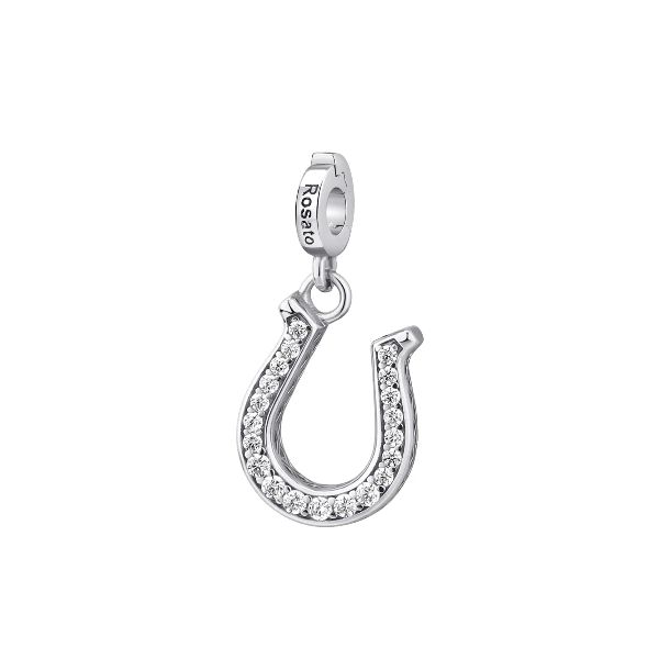 Charm Ferro di cavallo storie - argento