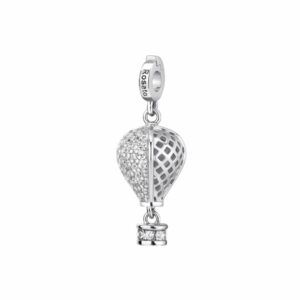Charm Mongolfiera storie - argento