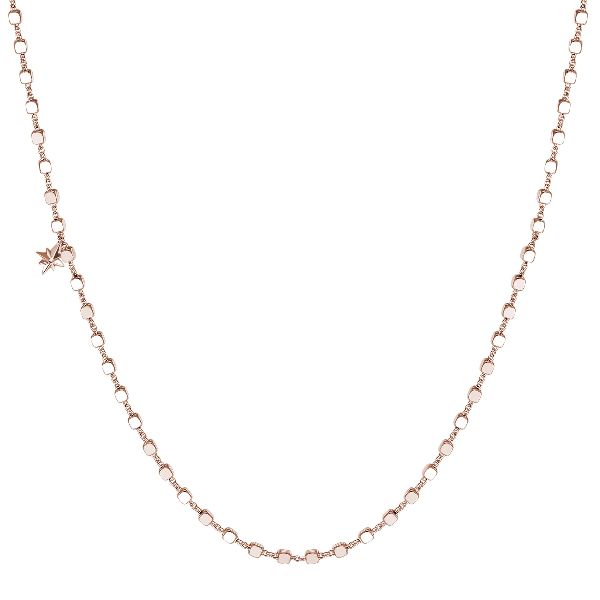 Collana personalizzabile in argento 925‰ e placcatura oro rosa